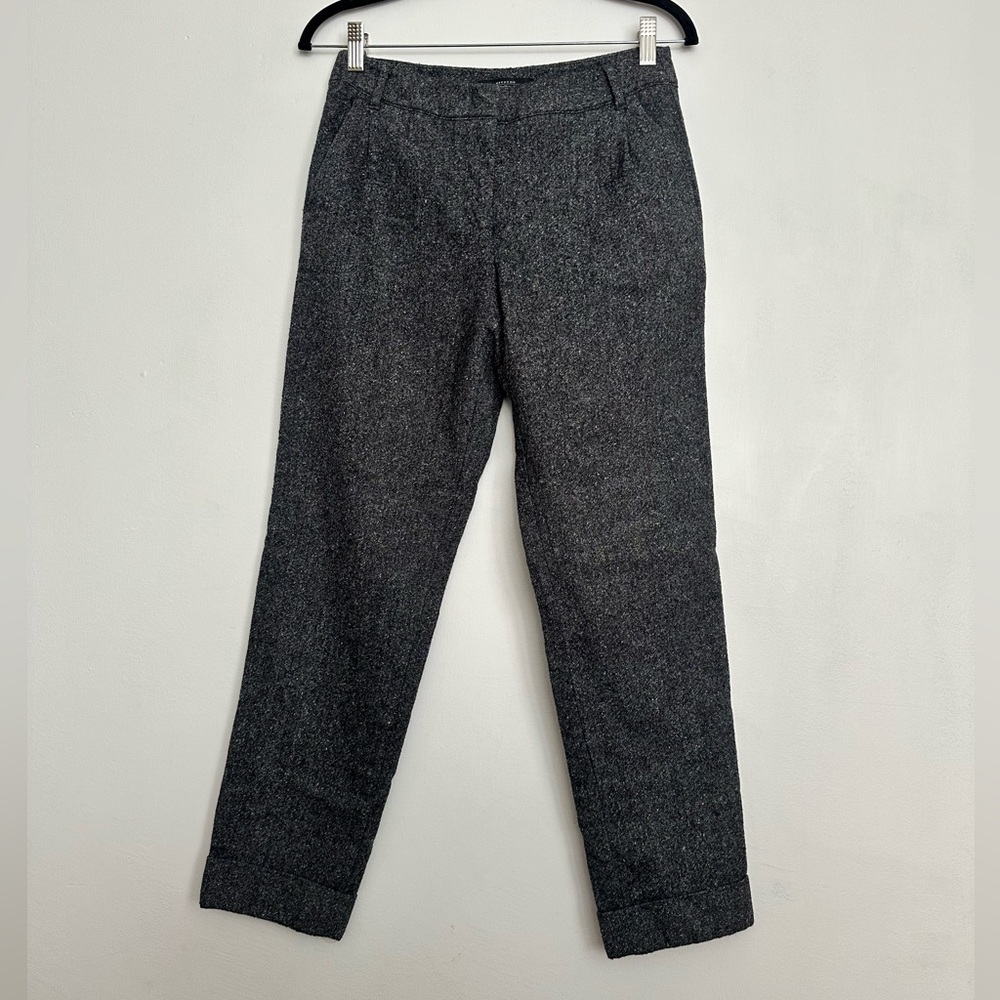Max Mara Weekend Wool Blend Cuffed Tapered